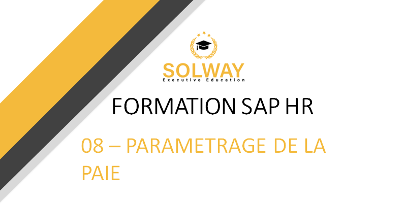 SAP HR - Paramétrage de la paie